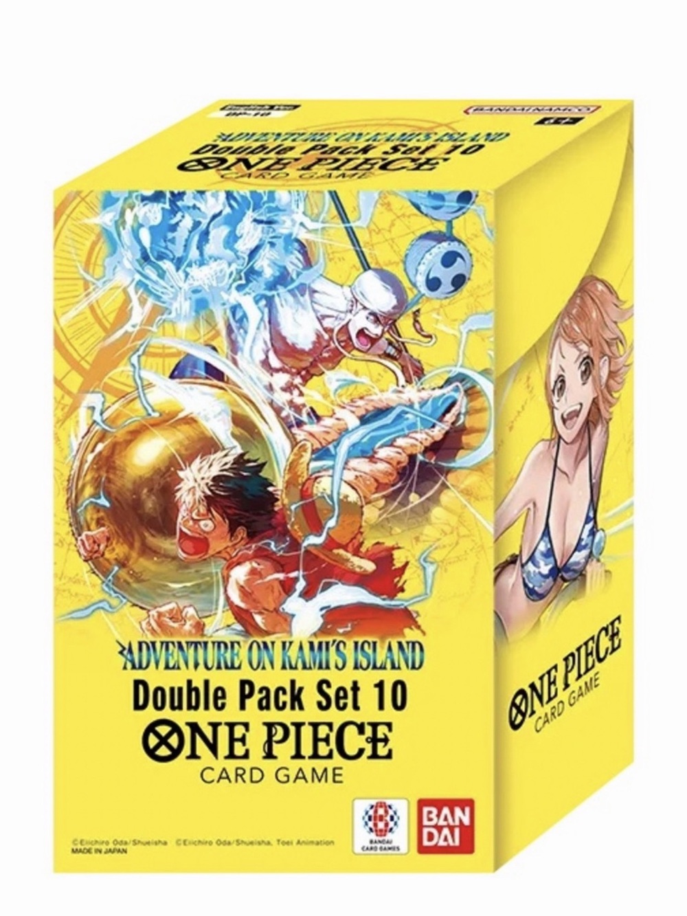 One Piece Card Game Double Pack Set 10 - Yellow Adventure on Kami's Island NEW